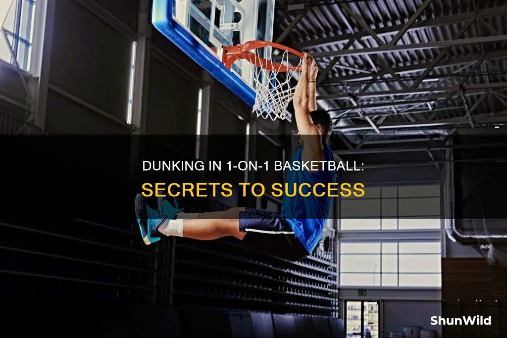how to dunk in 1 on 1 basketball