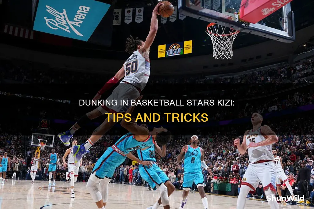 how to dunk in basketball stars kizi