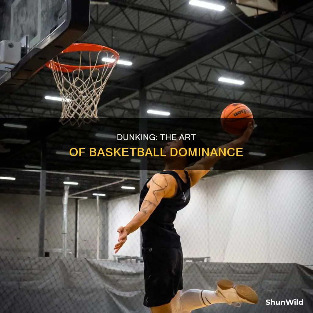 how to dunk on someone in basketball