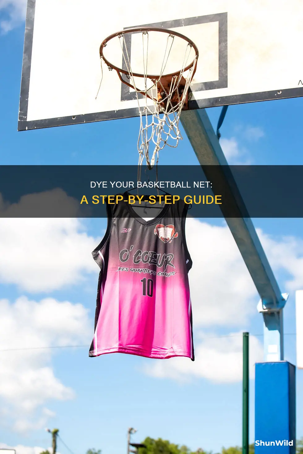 how to dye a basketball net