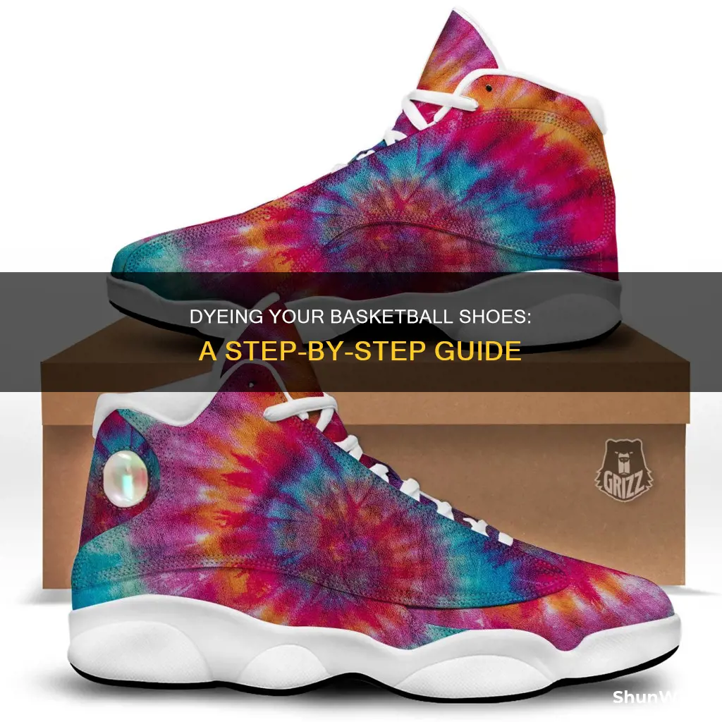 how to dye basketball shoes