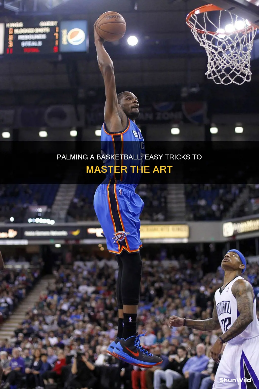 how to easily palm a basketball