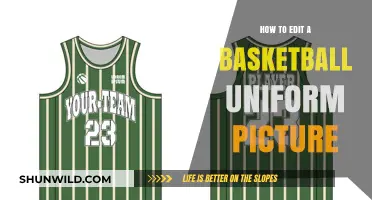 Editing Basketball Uniforms: A Step-by-Step Guide