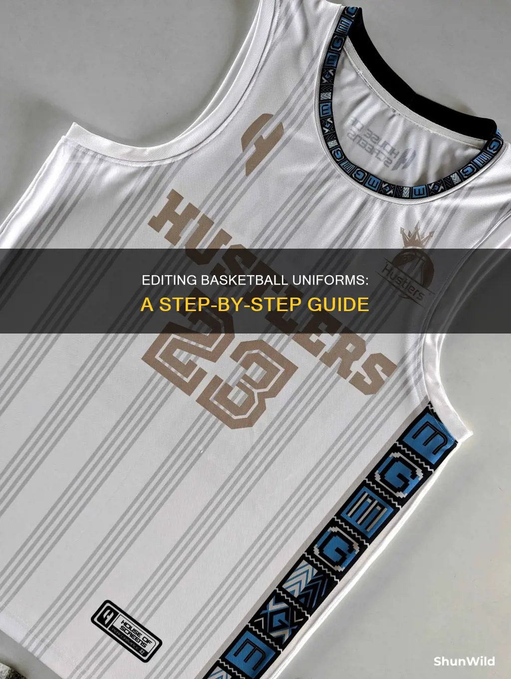 how to edit a basketball uniform picture