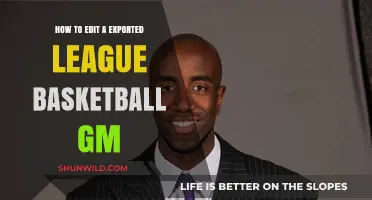 Editing Exported League Basketball GM: A Step-by-Step Guide