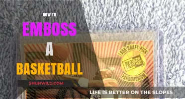 Embossing Techniques: Basketball Customization