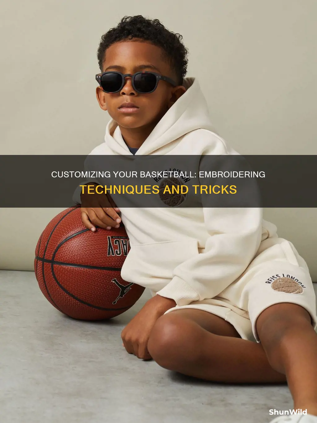 how to embroider a basketball
