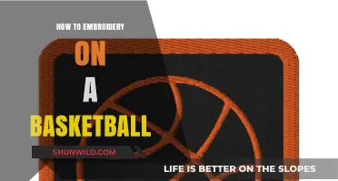 Customizing Your Basketball: Embroidery Techniques