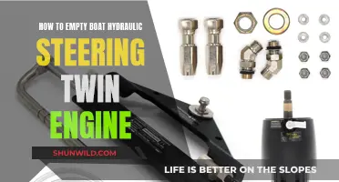 Emptying Boat Hydraulic Steering: Twin Engine Guide