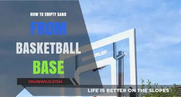 Emptying Your Basketball Base: Removing Sand Efficiently