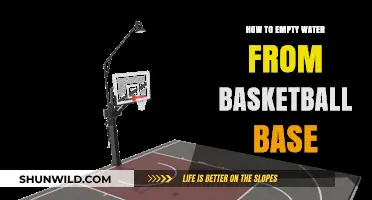 Draining Water from Basketball Base: A Step-by-Step Guide
