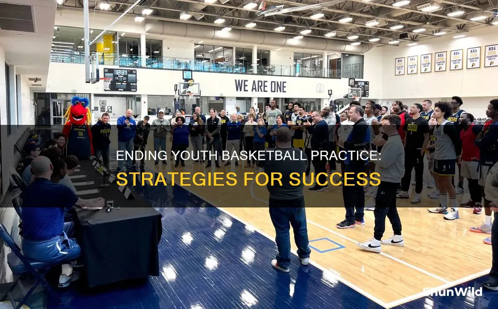 how to end youth basketball practice