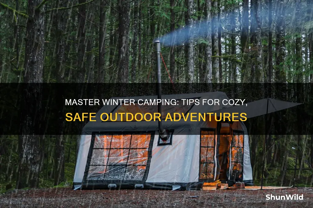 how to enjoy winter camping