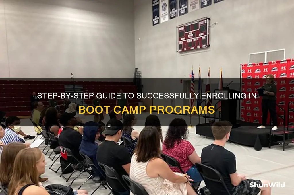 how to enroll in boot camp