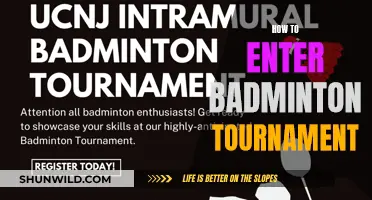 Strategies for Entering Badminton Tournaments