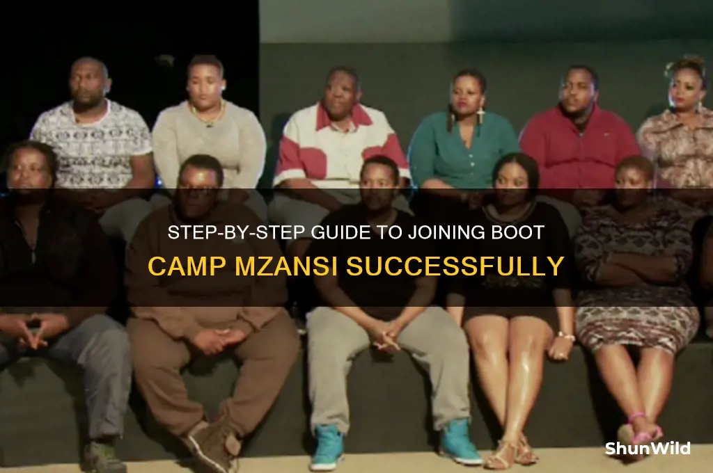 how to enter boot camp mzansi