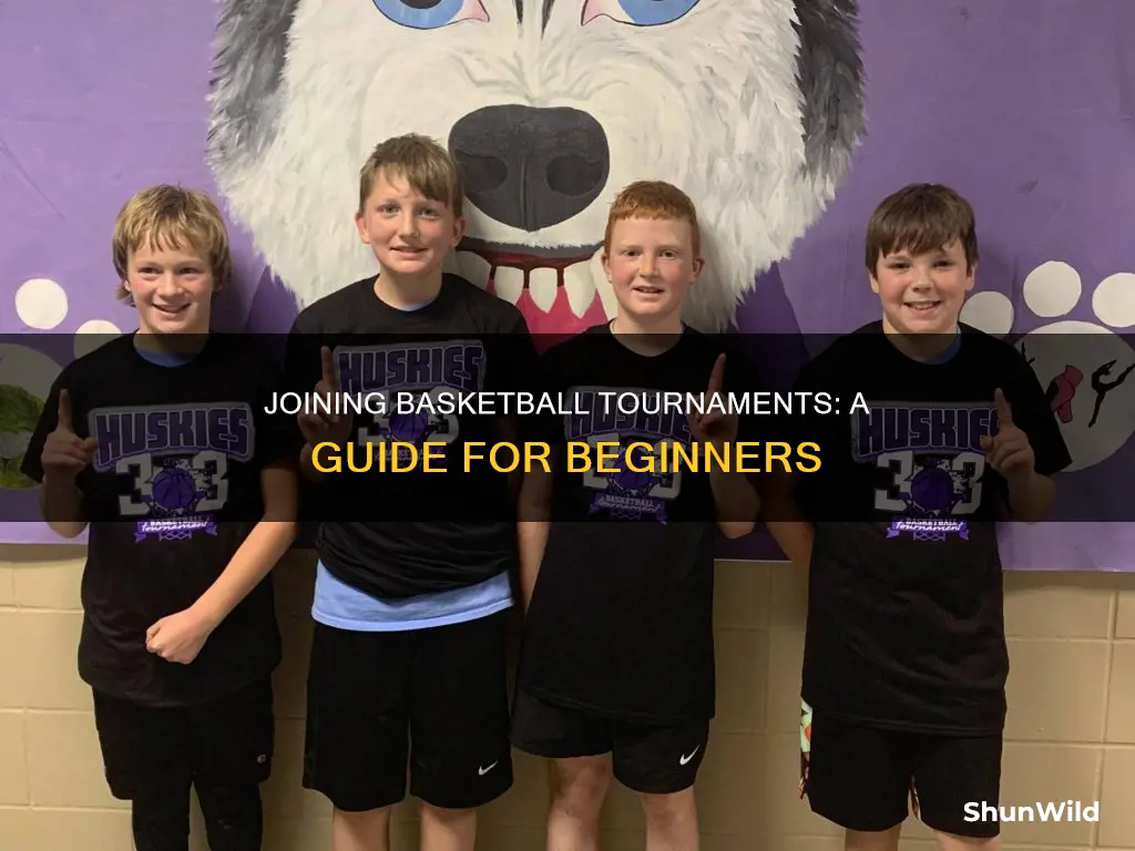 how to enter the basketball tournament