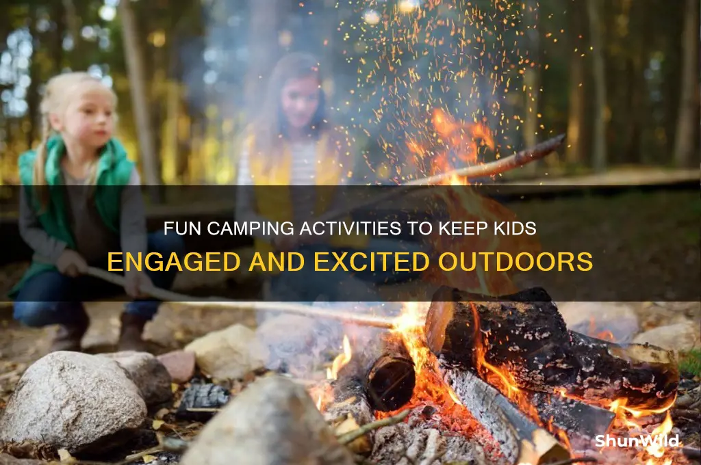 how to entertain kids camping