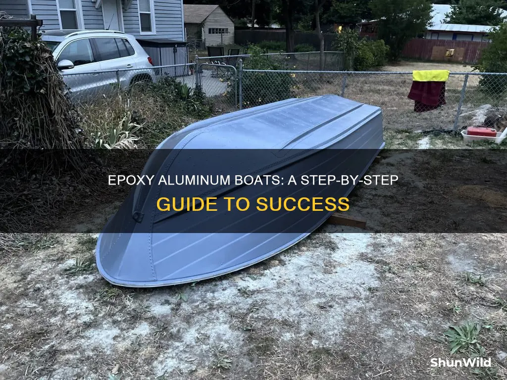 how to epoxy aluminum boat