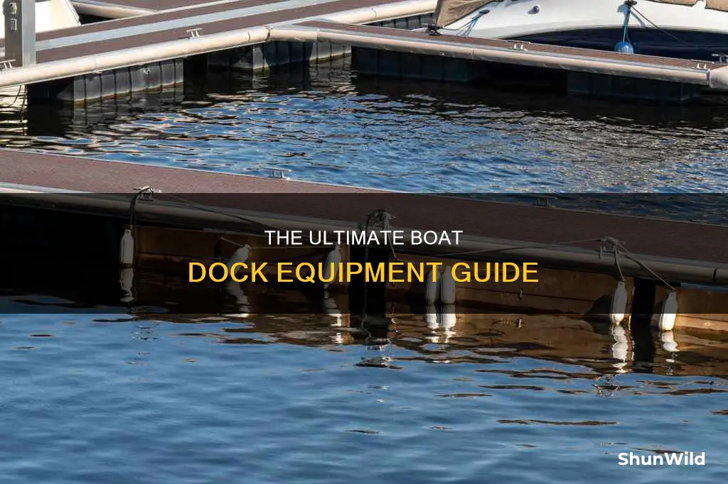 how to equip a boat dock