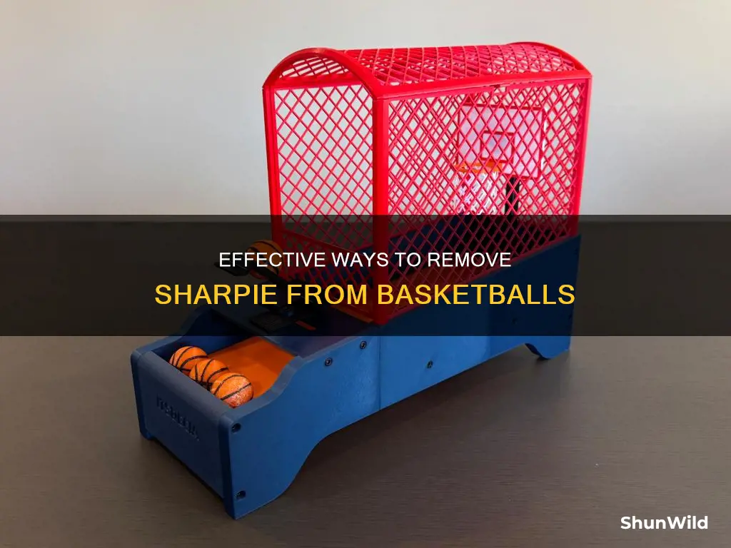 how to erase sharpie from a basketball