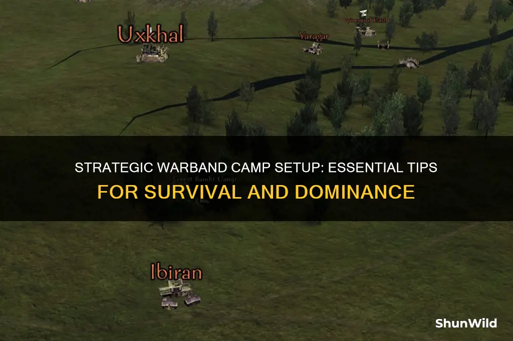 how to establish warband camp