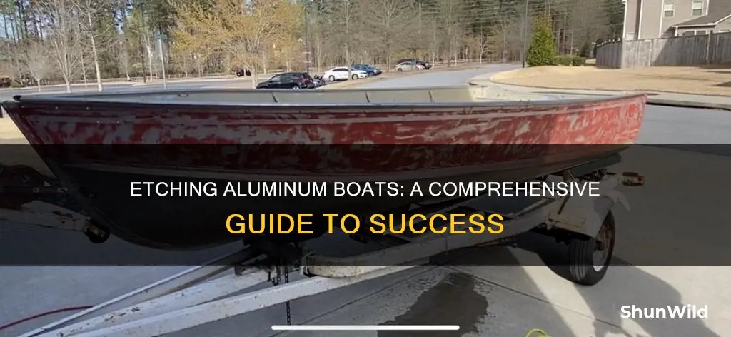 how to etch aluminum boat