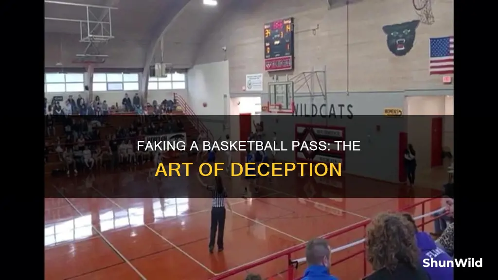 how to fake throw a basketball