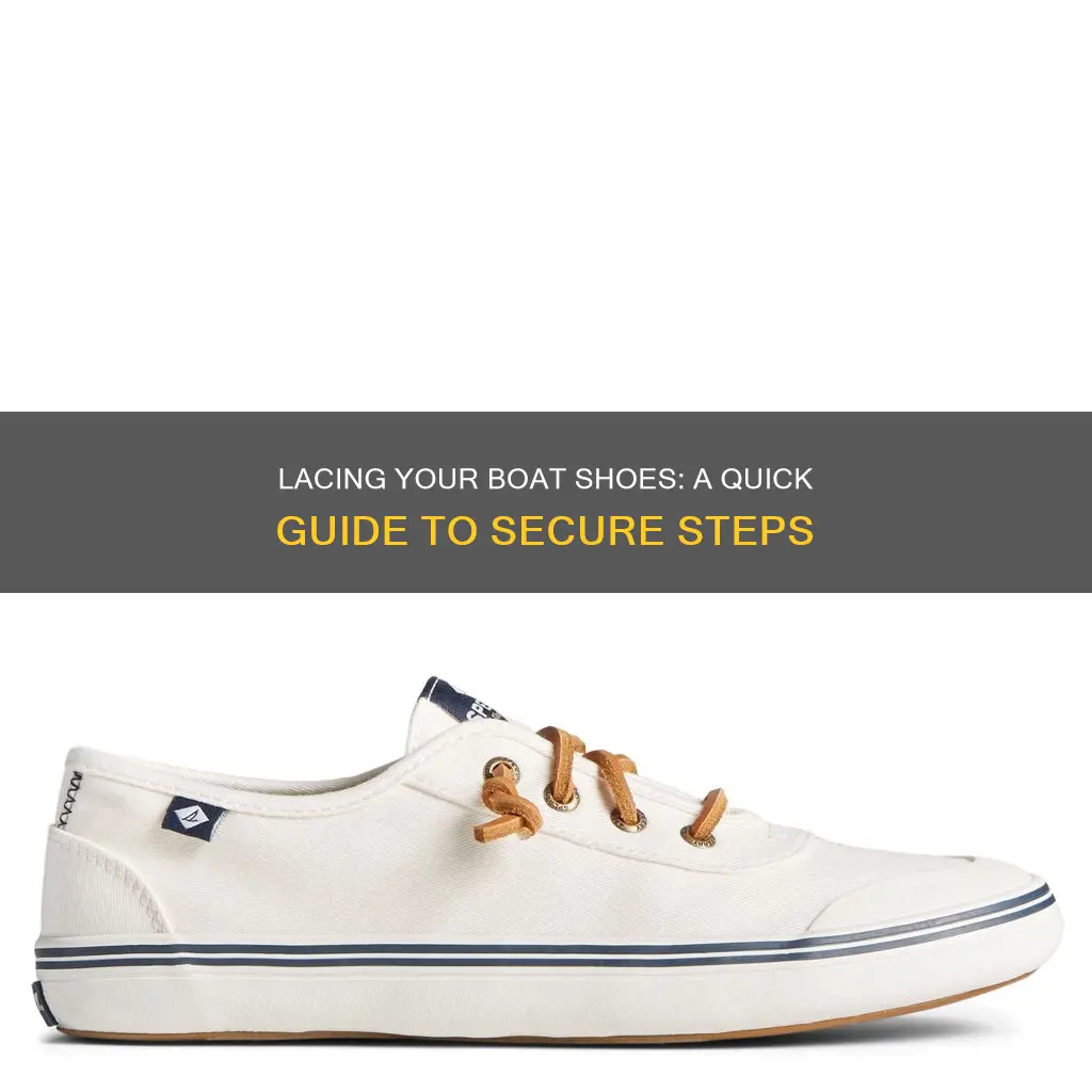 how to fasten boat shoes