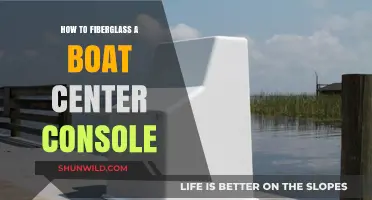 Mastering the Art of Fiberglassing a Boat Center Console