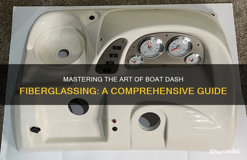 how to fiberglass a boat dash