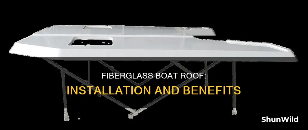 how to fiberglass a boat roof