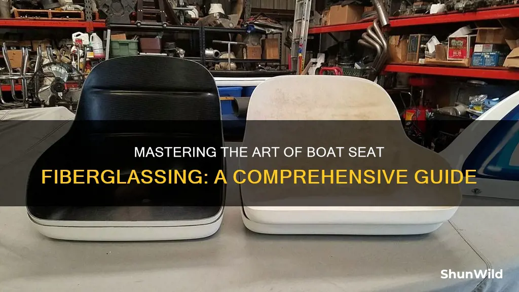 how to fiberglass a boat seat