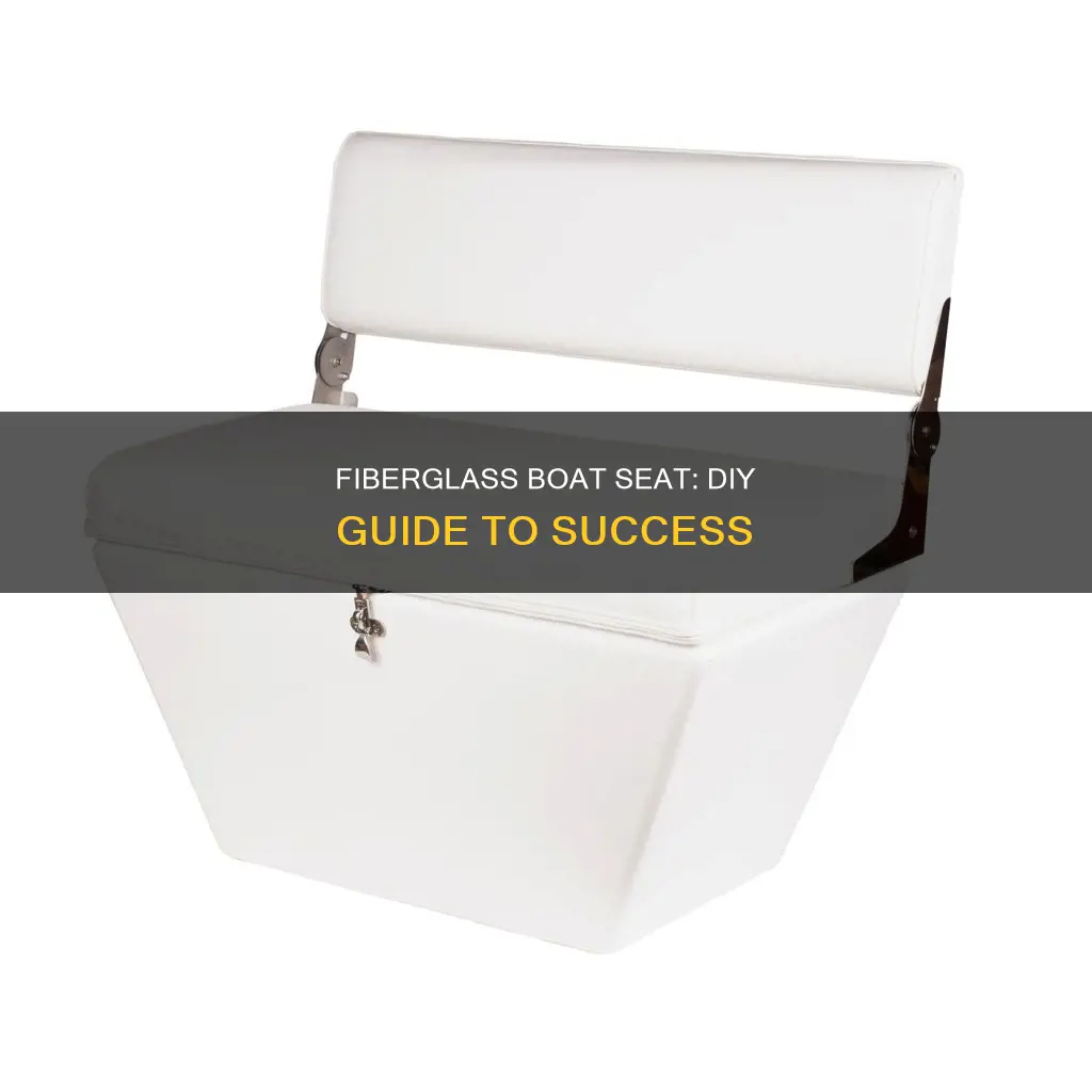 how to fiberglass a boat seat