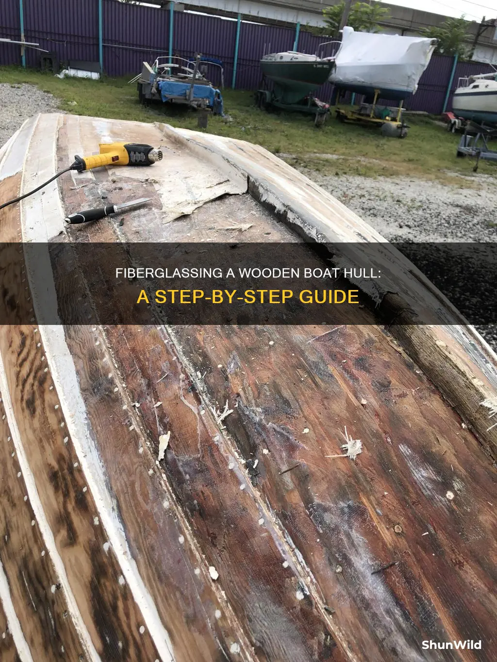 how to fiberglass a wooden boat hull