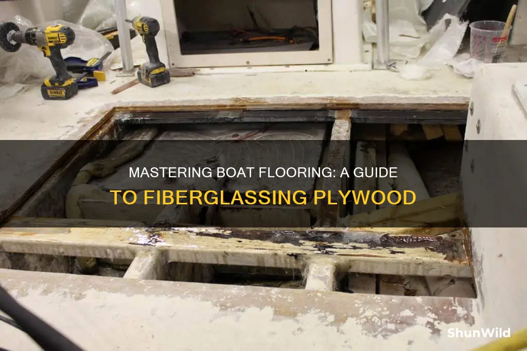 how to fiberglass plywood for boat flooring