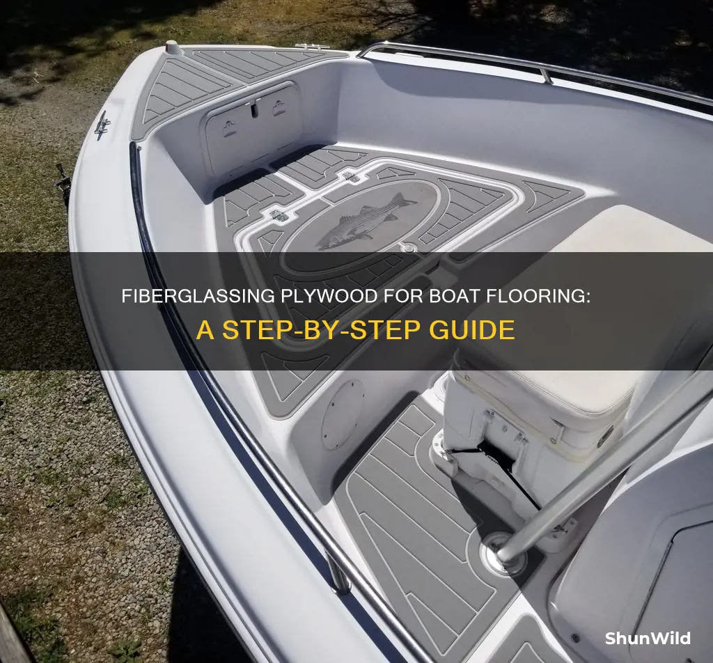 how to fiberglass plywood for boat flooring