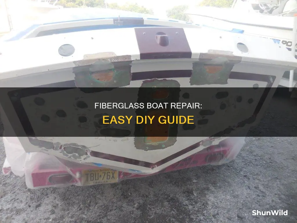 how to fiberglass repair a boat