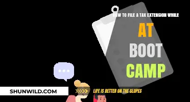 Filing a Tax Extension During Boot Camp: A Step-by-Step Guide