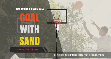 The Right Way to Fill a Basketball Goal with Sand