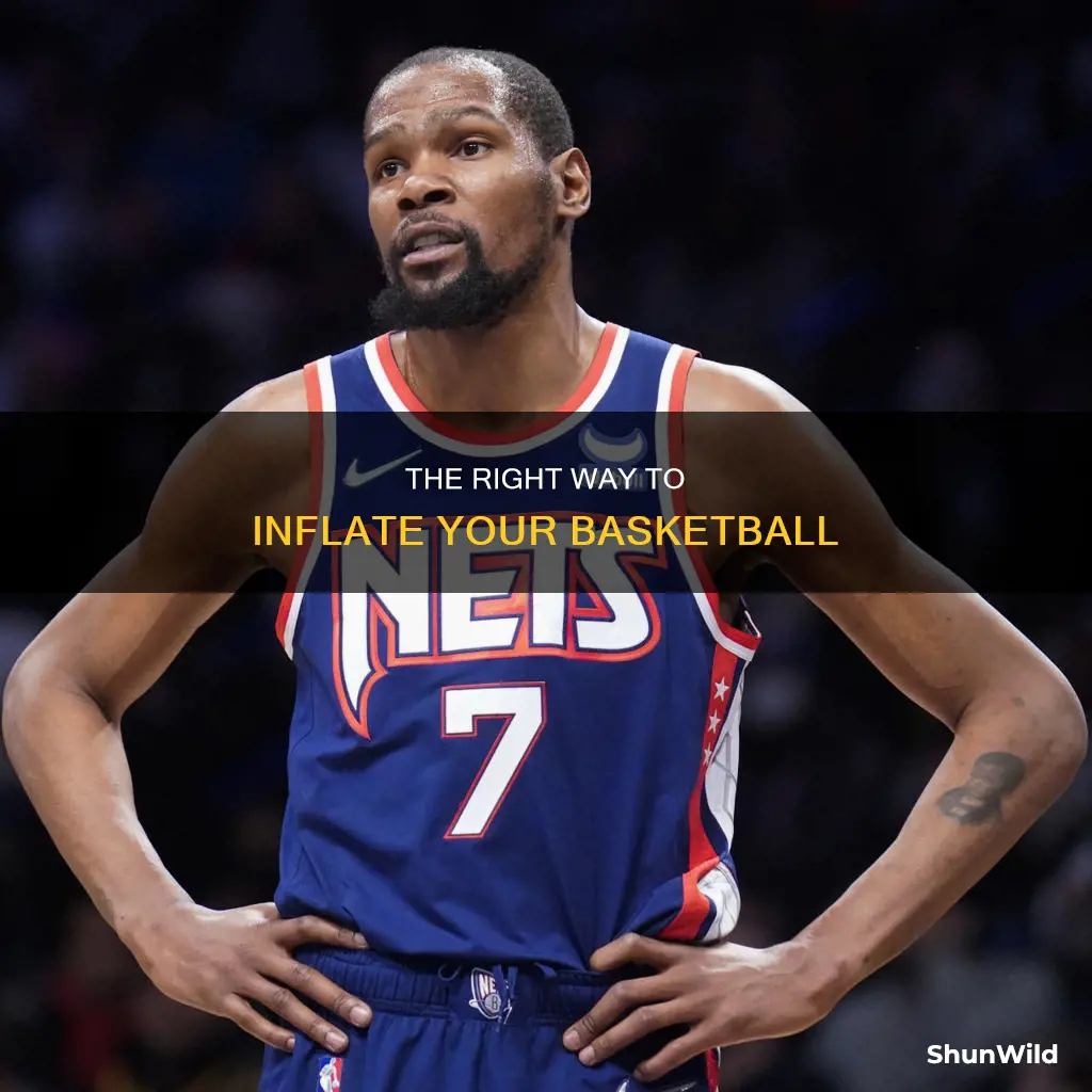 how to fill a basketball
