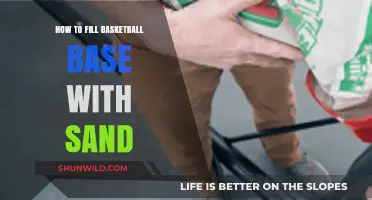 The Secret to Filling Basketball Bases with Sand