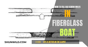 Repairing Screw Holes in a Fiberglass Boat: A Step-by-Step Guide