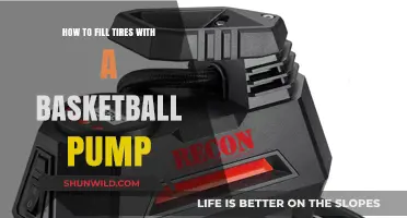 Inflating Tires: Basketball Pump Hack