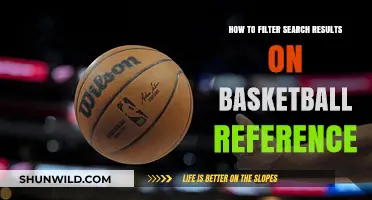 Mastering Search Filters on Basketball Reference