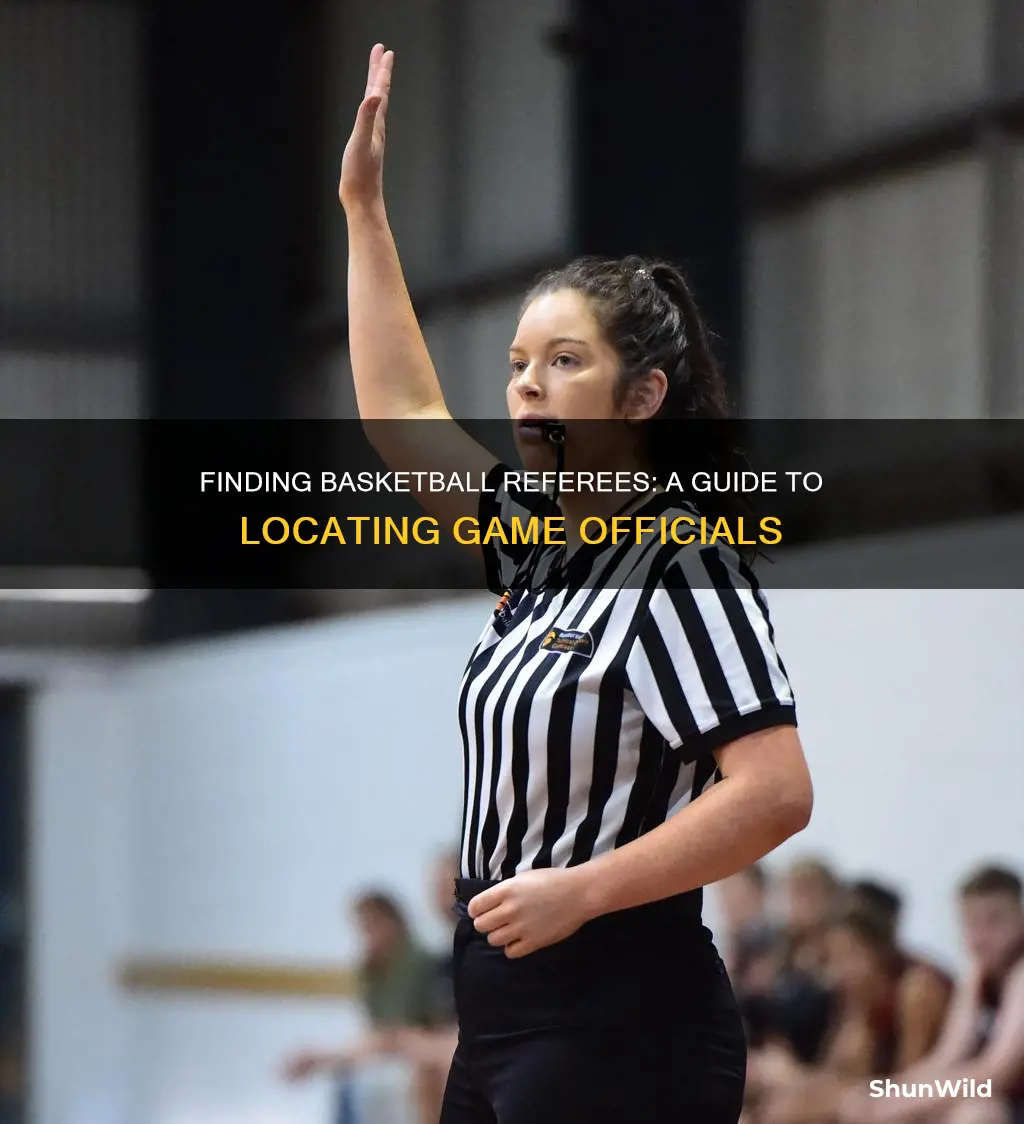 how to find a basketball referee
