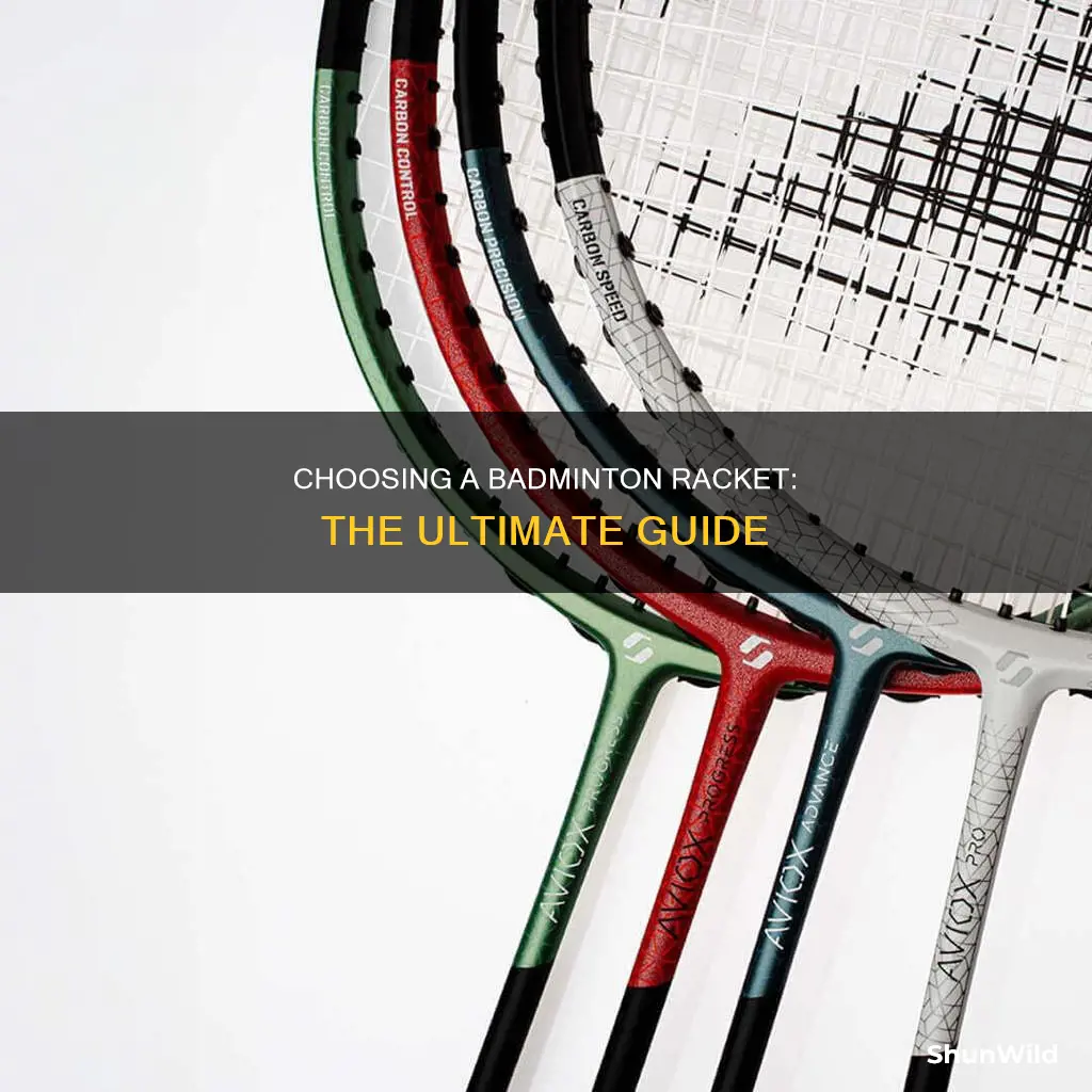 how to find a good badminton racket