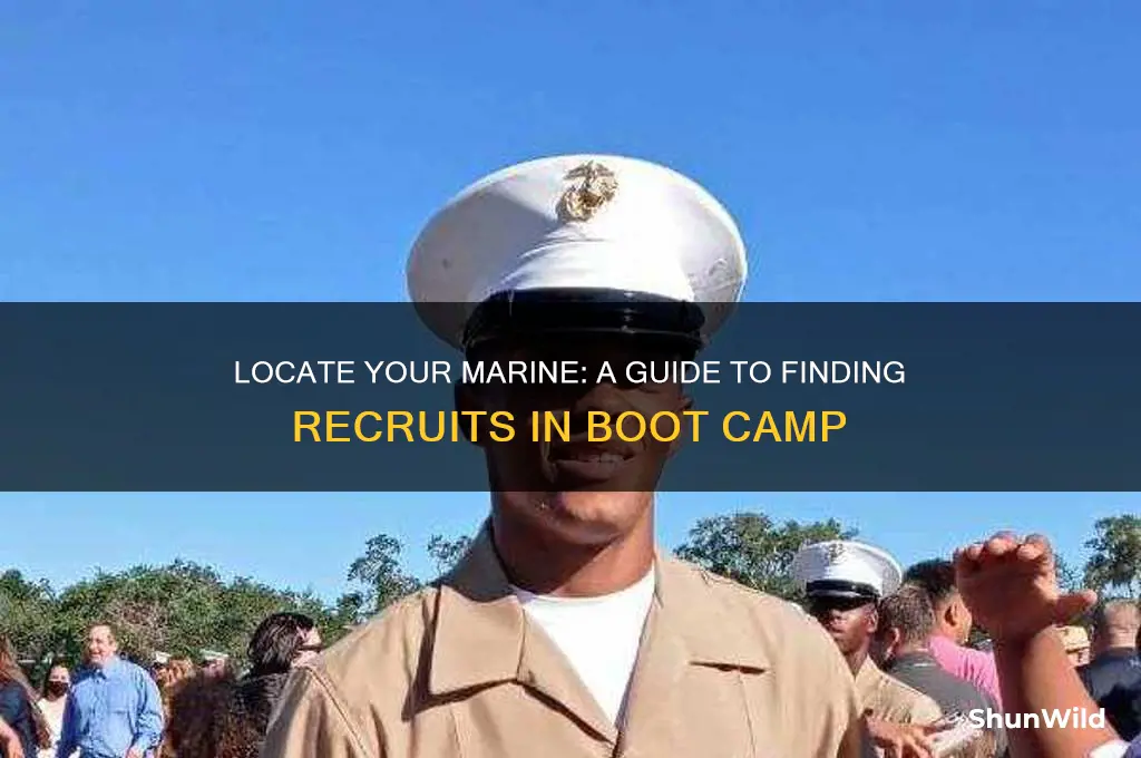 how to find a marine in boot camp