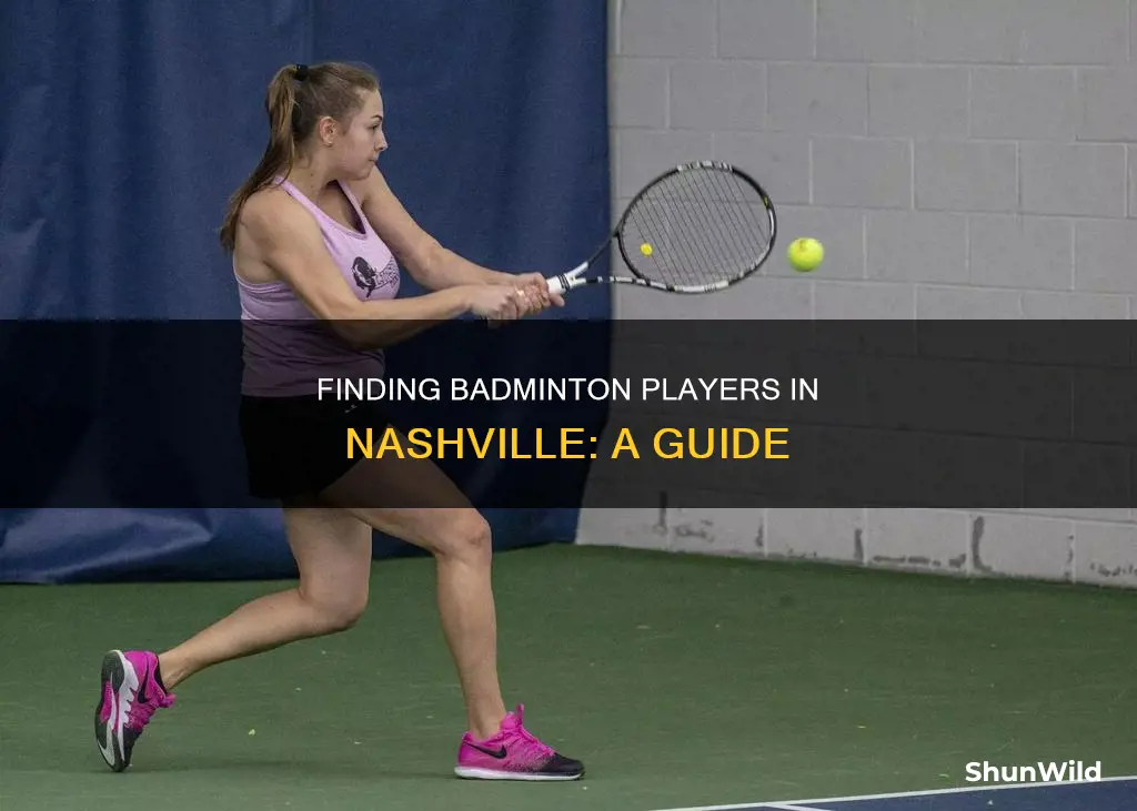 how to find badminton player in nashville