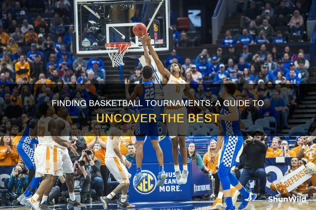 how to find basketball tournaments